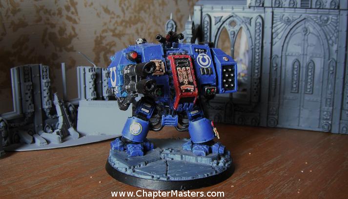 Ultramarine Dreadnought, Space Marine Dreadnought, Dreadnought, Thrid Company Ultramarine Dreadnought,